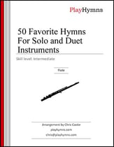 50 Favorite Hymns for Solo and Duet Instruments:  Flute P.O.D. cover